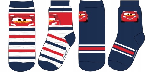Skarpetki skarpety AUTA ZYGZAK MCQUEEN 2-pak 31-34