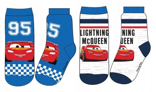 Skarpetki skarpety AUTA ZYGZAK MCQUEEN 2-pak 31/34