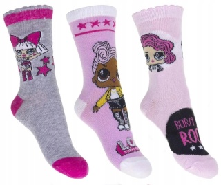 Skarpetki skarpety LOL SURPRISE 3-PAK 23-26