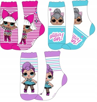 Skarpetki skarpety LOL SURPRISE 3-PAK 23-26