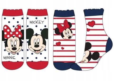 Skarpetki skarpety MYSZKA MINNIE 2-pak 31-34