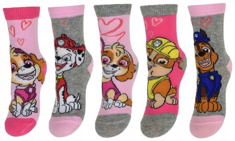 Skarpetki skarpety PSI PATROL SKYE 5-pak 27-30