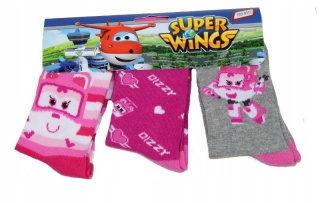 Skarpetki skarpety SUPER WINGS FRUNIA 3-PAK 23-26
