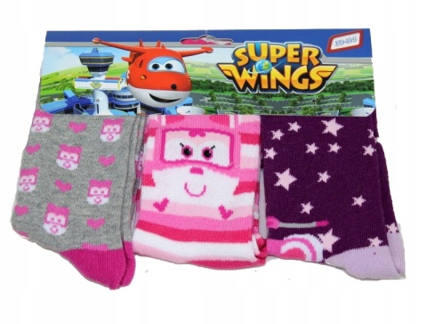 Skarpetki skarpety SUPER WINGS FRUNIA 3-PAK 27-30