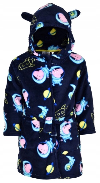 Szlafrok Chłopięcy Świnka Peppa George kaptur 116