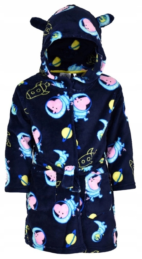 Szlafrok Chłopięcy Świnka Peppa George kaptur 116