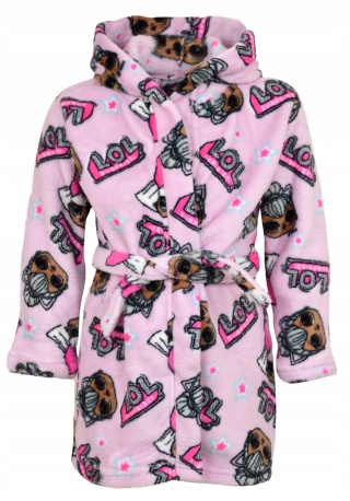 Szlafrok LOL SURPRISE kaptur koral 104/110