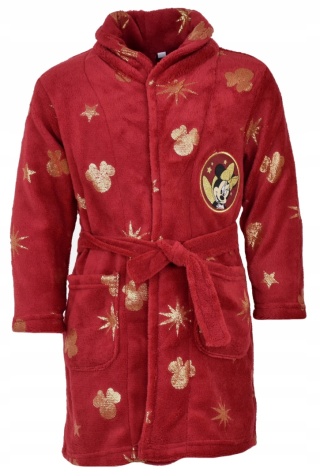 Szlafrok dziecięcy MYSZKA MINNIE koral 116