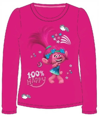 Bluzka t-shirt TROLLE POPPY długi rękaw 98