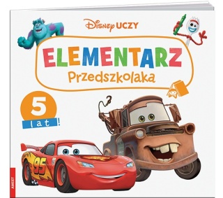 Disney Uczy Classic Auta Elementarz przedszkolaka 5 lat zadania naklejki