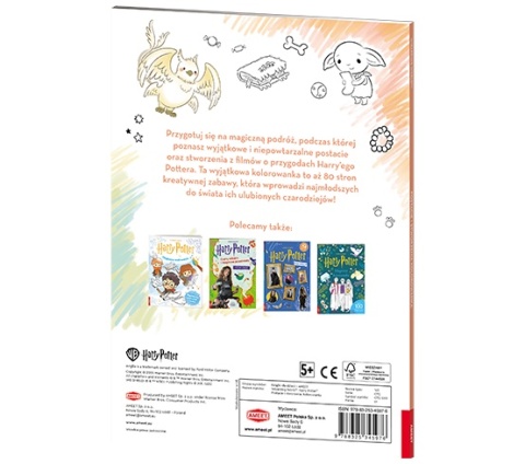 Harry Potter Postacie i Stworzenia kolorowanka