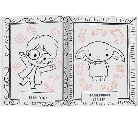 Harry Potter Postacie i Stworzenia kolorowanka