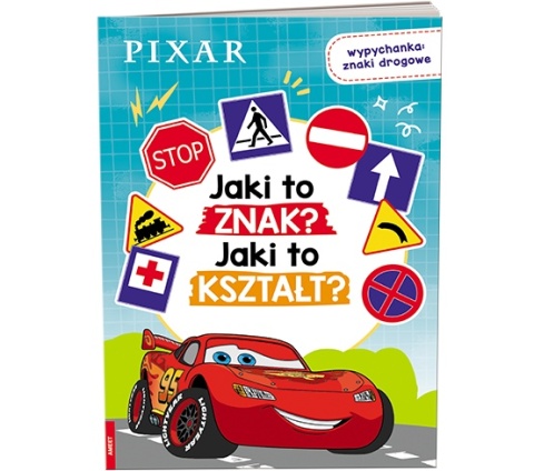 Jaki to znak, jaki to kształt? Auta Zygzak McQueen zadania wypychanki