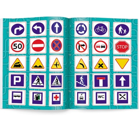 Jaki to znak, jaki to kształt? Auta Zygzak McQueen zadania wypychanki