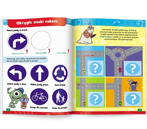 Jaki to znak, jaki to kształt? Auta Zygzak McQueen zadania wypychanki