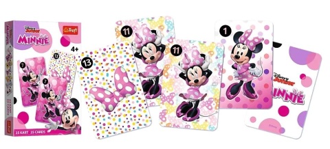 Karty gry czarny Piotruś memo MYSZKA MINNIE Trefl