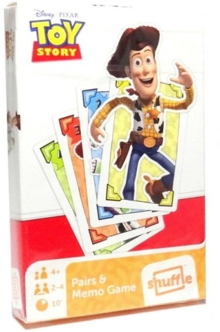 Karty gry czarny Piotruś memo TOY STORY