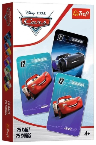 Karty gry czarny Piotruś memo Trefl Auta Zygzak McQueen