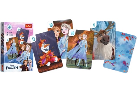 Karty gry czarny Piotruś memo Trefl Kraina Lodu Frozen