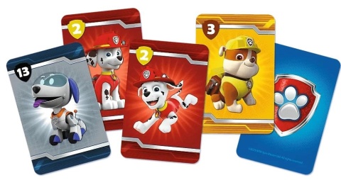 Karty gry czarny Piotruś memo Trefl Psi Patrol