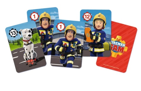 Karty gry czarny Piotruś memo Trefl Strażak Sam