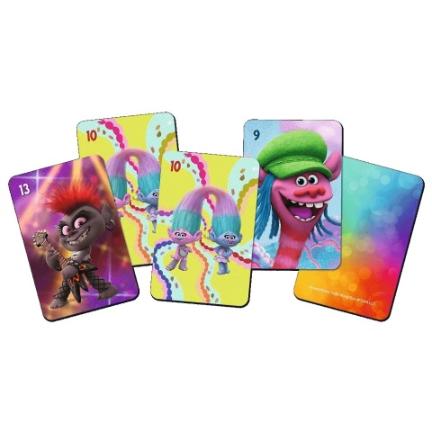 Karty gry czarny Piotruś memo Trolls Trole Trefl