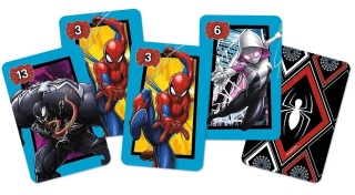 Karty gry czarny Piotruś memo auta Spiderman Trefl