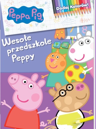 Świnka Peppa Pig kolorowanka Dodaj kolorów 9. Wesołe przedszkole Peppy