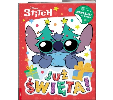 Lilo i Stitch Stich Już Święta zadania z naklejkami