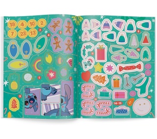Lilo i Stitch Stich Już Święta zadania z naklejkami