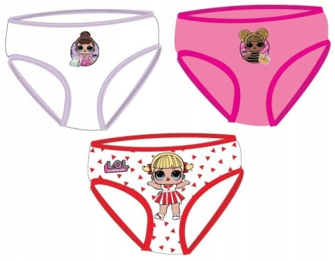 Majtki figi LOL L.O.L. SURPRISE 3-pack 128/134