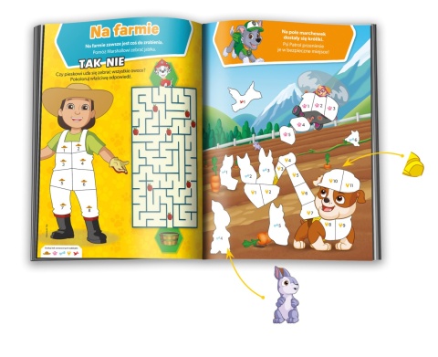 PSI PATROL drużyna w akcji naklejki na numerki 120 naklejek