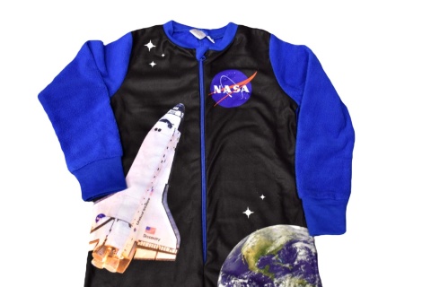 Piżama dziecięca kombinezon Nasa piżamka Polarowa chłopięca 110/116