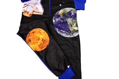 Piżama dziecięca kombinezon Nasa piżamka Polarowa chłopięca 110/116