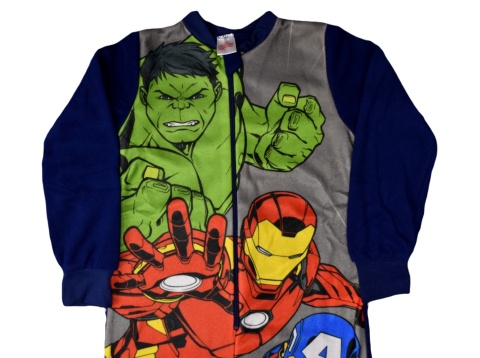 Piżama dziecięca kombinezon Avengers piżamka Polarowa chłopięca 122/128