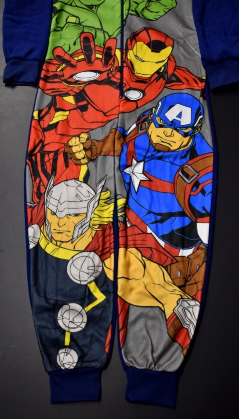 Piżama dziecięca kombinezon Avengers piżamka Polarowa chłopięca 122/128