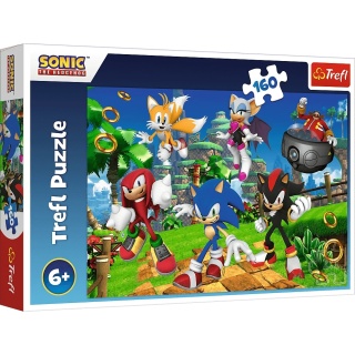 SONIC I PRZYJACIELE Trefl Puzzle 160 EL 15421