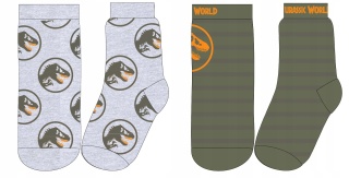 Skarpetki skarpety PARK JURAJSKI T-REX 23-26 2-pak