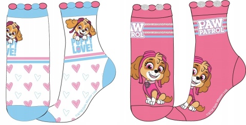 Skarpetki skarpety PSI PATROL SKYE 2-pak 23-26