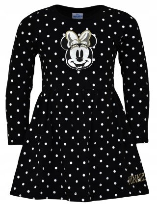 Sukienka MYSZKA MINNIE dziecięca haft 128