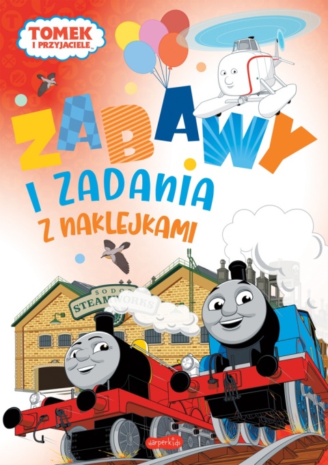 TOMEK I PRZYJACIELE kolorowanka zabawy i zadania z naklejkami