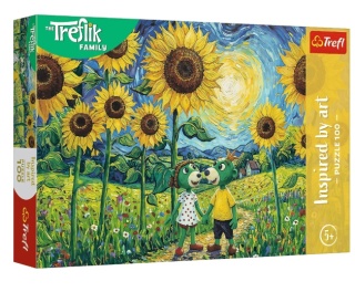 Inspired By Art Spacer wśród słoneczników Trefliki Puzzle Trefl 100 EL
