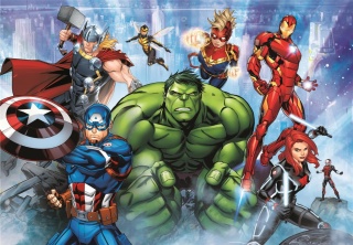 AVENGERS HULK Puzzle Clementoni układanka 48,5x33,5 cm 180 EL 29778