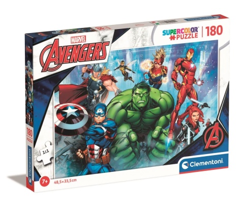 AVENGERS HULK Puzzle Clementoni układanka 48,5x33,5 cm 180 EL 29778