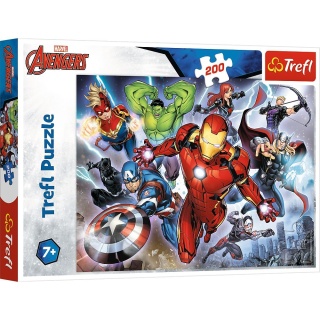 AVENGERS Waleczni Avengersi TREFL Puzzle 200 EL 13260