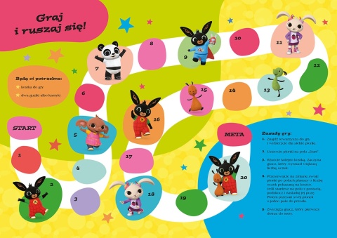 BING Zimowy zeszyt zadań kolorowanka z naklejkami