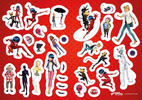 Biedronka i Czarny Kot książka do wyklejania naklejki wielorazowego użytku