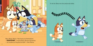 Bingo i Bluey Dobranoc, owocowy nietoperzu Moja czytanka opowiadania