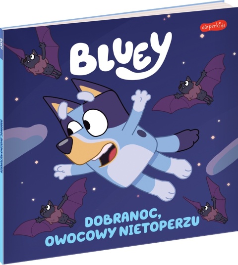 Bingo i Bluey Dobranoc, owocowy nietoperzu Moja czytanka opowiadania