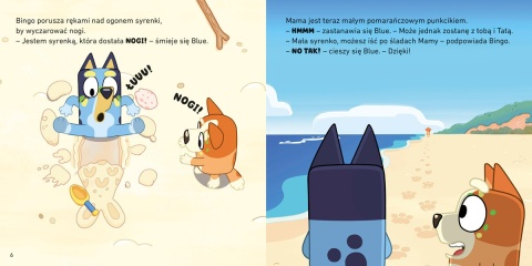 Bingo i Bluey Plaża Moja czytanka opowiadanie dla dzieci